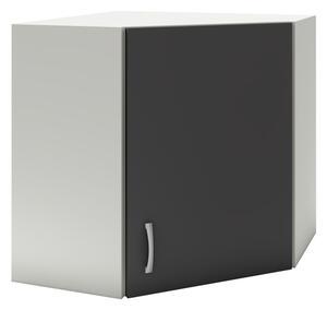 Dulap de bucătărie superioară Benita 1 ușă Antracit-alb 60x60x60 cm