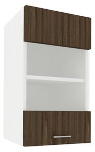 Dulap de bucătărie superioară cu 1 ușă Benita Bronz Stejar-alb 40x30x60 cm