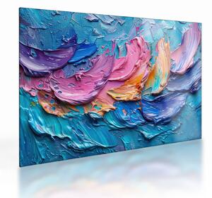 Tablou pe sticlă - Pictură în ulei (70x50 cm)