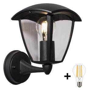 Aplică LED de exterior LUNA 1xE27/60W/230V IP44 Brilagi
