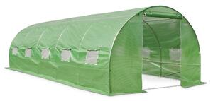 Seră de tip tunel verde cu cadru metalic 3x8m Garden Point