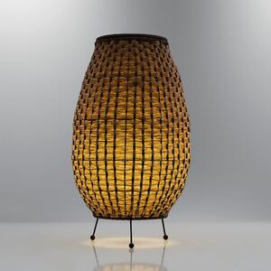 4457-S02 Design interior Lampa de podea Stejar Maro 30x30x50 cm