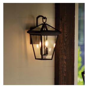 Quintiesse QN-ALFORD-PLACE2-M-MB - Aplică de exterior ALFORD M 2xE14/40W/230V IP44