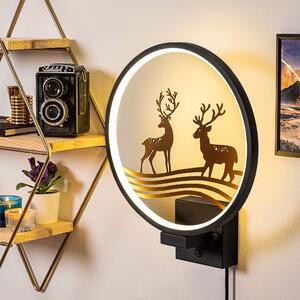 XMAS22 Design interior Lampa de perete negru Copper 30x10x36 cm
