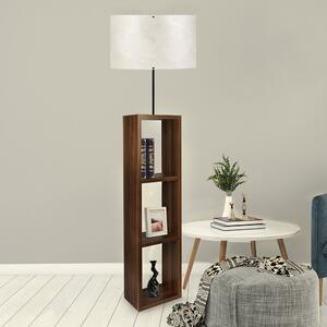 AYD-1797 Lampa din lemn Maro ECRU 30x30x140 cm