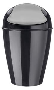 Coș pentru deșeuri cosmetice Koziol DEL S, 5 l,negru