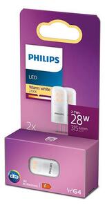 SET 2x bec LED Philips G4/2,7W/12V 2700K