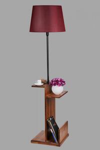 Macka subtip 17 Design interior Lampa de podea negru Burgundy, rosu 45x45x170 cm