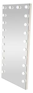 Oglinda PEARL, argintiu, cu iluminare LED, 87x170 cm