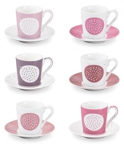 Set cești și farfurioare Tescoma myCOFFE Sugar, 6 buc