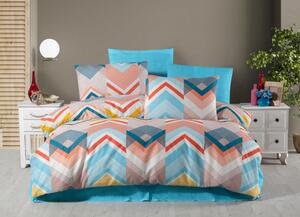 Set cuvertură pat dublu Waves Multicolor