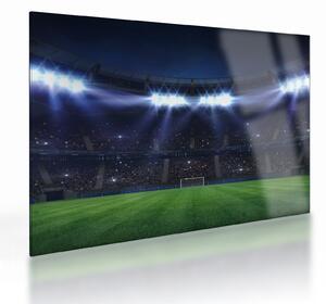 Tablou pe sticlă - Stadion de fotbal (70x50 cm)