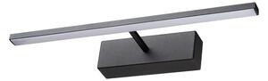 Lampa LED Erste Picture 40cm 9W IP44 Negru Mat - Iluminat Modern Tablouri și Oglinzi Baie, Lumină Neutră 4000K pentru Design Interior Elegant