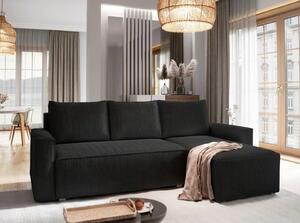 Coltar negru SMART COSARO, reversibil + 2 pernite GRATUIT