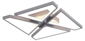 Searchlight 36520SI - Plafonieră LED dimabilă QUATRO LED/29W/230V 40x40 cm
