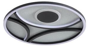 Searchlight 82100-39BK - Plafonieră LED dimmabilă ZENDISC, 20 W, 230 V, 3000 K, diam. 39 cm