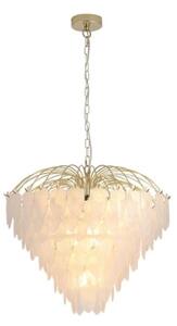 Searchlight FEATHER - Candelabru suspendat pe lanț, 10 x E14 / 60W / 230V - 48970-10SB