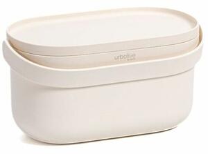 Container pentru deșeuri biologice Plastia cucadru și saci, bej, 3,1 l