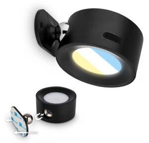 Briloner 3896015 - Aplica LED de perete TARI, reglabilă, reîncărcabilă LED/1,6W/5V 1500 mAh neagră