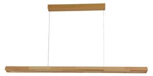 Brilagi - Lustră suspendată cu cablu UMEA WOOD LED/30W/230V 120 cm lemn