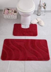 Set 2 Covorase Baie, Antiderapante, Symphony Burgundy