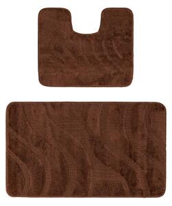 Set 2 Covorase Baie, Antiderapante, Symphony Brown, Diverse Marimi