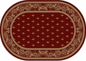 Covor Lotos Oval, Model Bisericesc, 15066, Rosu, Diverse Dimensiuni