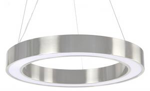Lustra din PVC/fier Saturn argintie, LED