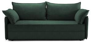 Canapea Extensibilă 3 locuri RIVA, cu ladă depozitare, 206x90x88 cm, Aston-Verde