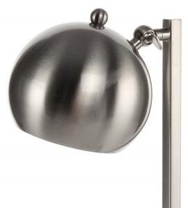 Lampa decorativa din fier Bruna argintie, un bec