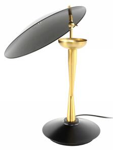 Lampa decorativa din fier Flyer aurie/ neagra, un bec