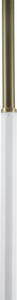 Lampadar din fier/cupru/aluminiu Caricia 135 cm alb, un bec