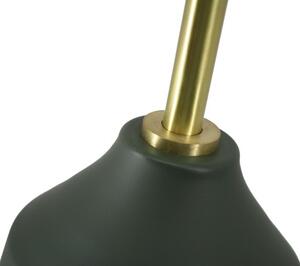 Lampa decorative din fier/cupru Carisa verde army, un bec
