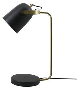 Lampa decorativa din fier/cuplu/aluminiu Caroline neagra, un bec