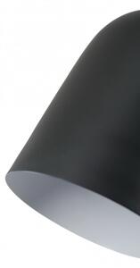 Lampa decorativa din fier/cuplu/aluminiu Caroline neagra, un bec