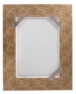 Oglinda dreptunghiulara cu rama din polistiren argintie/aurie Harper, 44,8cm (L) x 35,8cm (L) x 1,8cm (H)