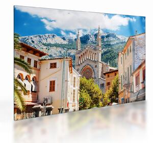 Tablou pe sticlă - Sóller, Mallorca (70x50 cm)