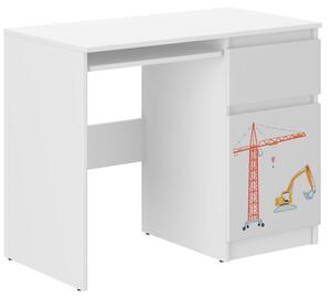 Birou pentru copii cu motiv de camion 77x50x96 cm