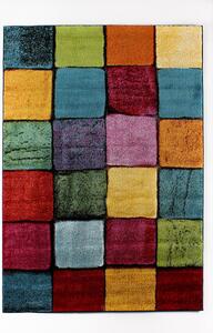 Covor Renkli Kare (140 x 200) Multicolor