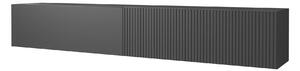 Comodă TV Species, Negru, MDF, PAL laminat, 31x200x30cm, 25.6 kg