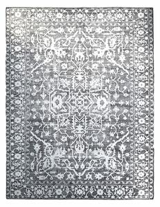 Covor BOUCHERON Gri, Plat, Textura catifelata, Vintage, 160x230 cm, Living/Dormitor/Birou