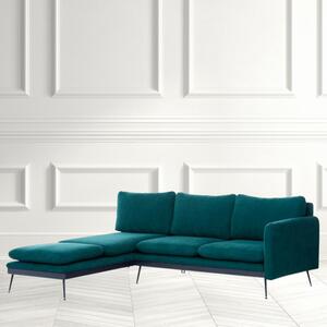 Coltar Stanga PARIS verde, 275x190x85 cm, Stil modern, Living/Birou/Sala de asteptare