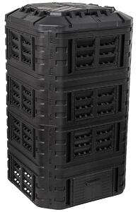 Compostor de grădină Patrol Multikompo MODULARnegru, 1260 l