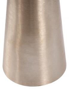 Masuta de cafea rotunda din metal Morrison 45x45x45.5 cm mov/argintiu