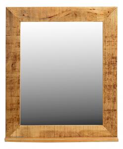 Oglinda dreptunghiulara cu rama din lemn lacuit RUSTIC, 67 x 12 x 80 cm
