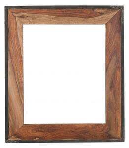 Oglinda dreptunghiulara cu rama naturala de lemn PANAMA, 82 x 3 x 97 cm