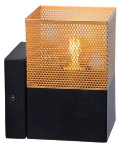 Aplică Lucide 21223/01/02 RENATE 1xE27/40W/230V auriu/negru