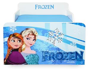Pat Start Frozen 2-8 ani + saltea 140x70x12 cm + husa impermeabila