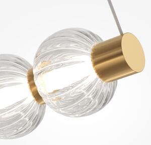 Lustră LED pe cablu Maytoni MOD555PL-L35G3K AMULET LED/40W/230V 3000K auriu