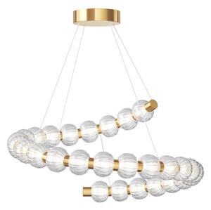 Lustră LED pe cablu Maytoni MOD555PL-L35G3K AMULET LED/40W/230V 3000K auriu